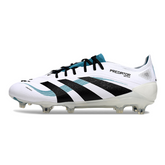 Chuteira Campo Adidas Predator 25 Elite FG Branco e Azul